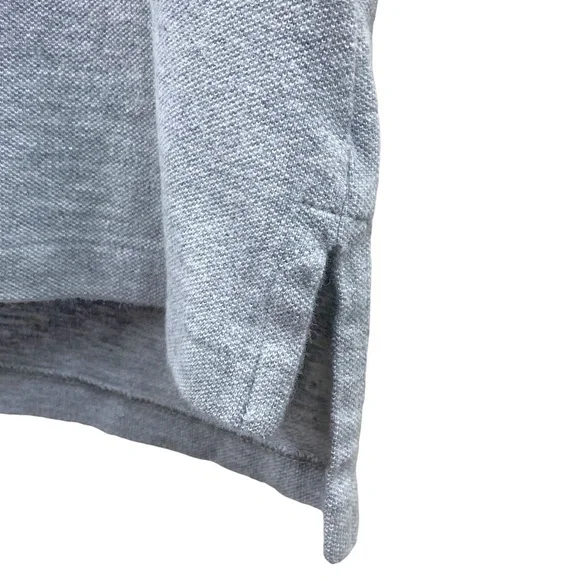 POLO Ralph Lauren Classic Cotton Mesh Polo Shirt Pony SS Heather Grey M 10-12 - Picture 6 of 15